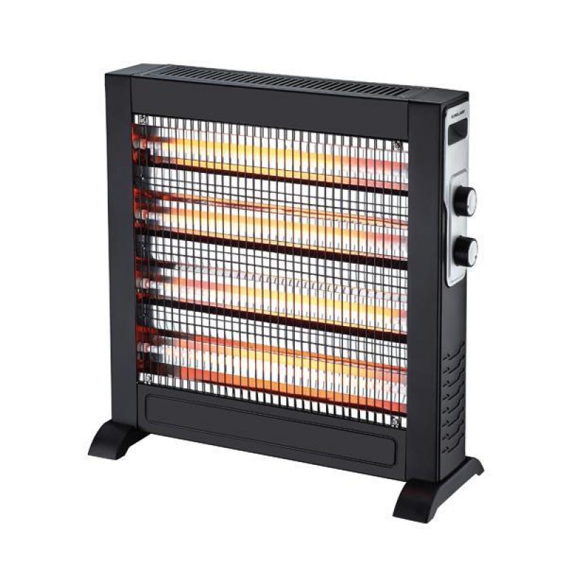 КВАРЦОВ НАГРЕВАТЕЛ SLIM 2800W ЧЕРЕН С ТЕРМОСТАТ КВАРЦОВ НАГРЕВАТЕЛ SLIM 2800W ЧЕРЕН С ТЕРМОСТАТ