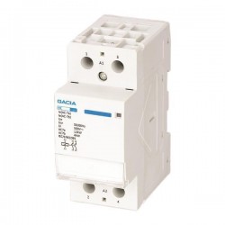 РЕЛЕ ЗА ШИНА 2Х40А 2NO 24V AC GACIA РЕЛЕ ЗА ШИНА 2Х40А 2NO 24V AC GACIA