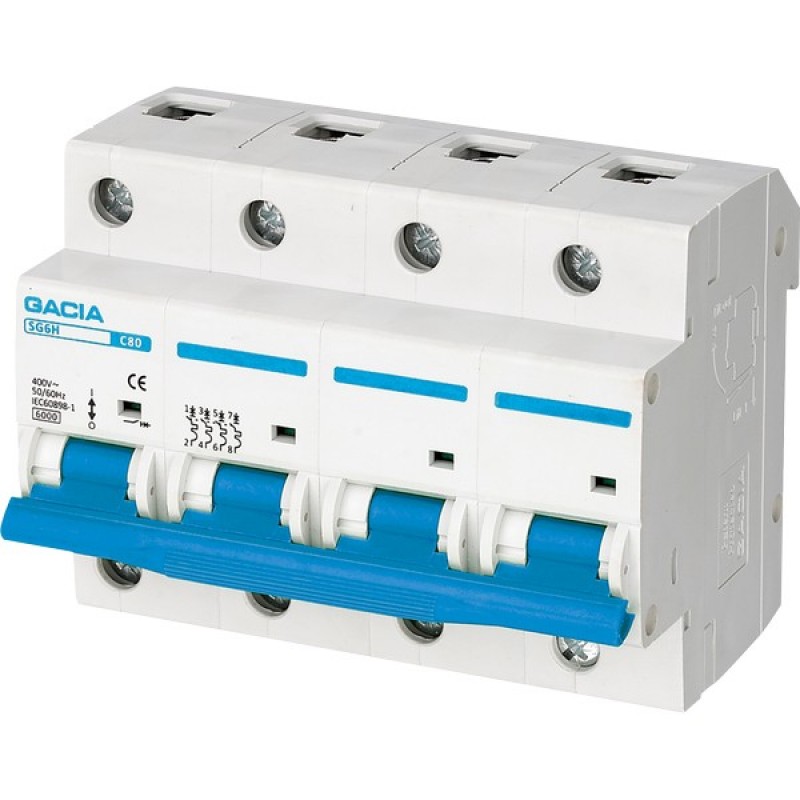 ОСВЕТЛЕНИЕ MCB SG6H 1X100A 6KA ОСВЕТЛЕНИЕ MCB SG6H 1X100A 6KA