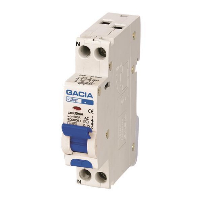 RCBO ПРЕКЪСВАЧ 1P+N C10A 30MA ТИП A RCBO ПРЕКЪСВАЧ 1P+N C10A 30MA ТИП A