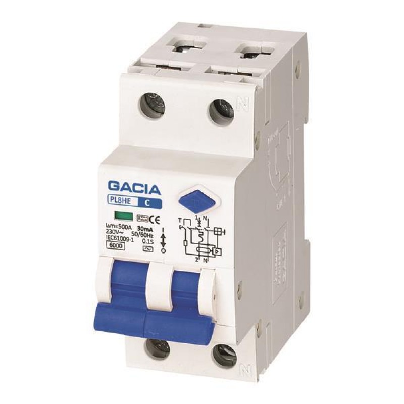 ОСВЕТЛЕНИЕ RCBO PL8HE 2P L+N B10A 30MA 6KA TYPE B ОСВЕТЛЕНИЕ RCBO PL8HE 2P L+N B10A 30MA 6KA TYPE B