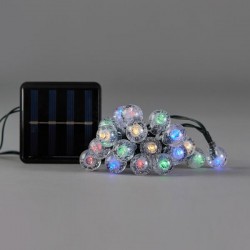 LINE, 80 LED 5mm WITH ACRYLIC BALLS 1,8cm, SOLAR PANEL WITH LIGHT SENSOR, 8 M/F, GREEN PVC WIRE, MULTI LED PER 10cm, LEAD WIRE 1m, IP44 600-04852 LINE, 80 LED 5mm WITH ACRYLIC BALLS 1,8cm, SOLAR PANEL WITH LIGHT SENSOR, 8 M/F, GREEN PVC WIRE, MULTI LED PER 10cm, LEAD WIRE 1m, IP44 600-04852