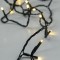 LINE, 48 LED 3mm, BATTERY BOX 3xAA, 8 M/F & MEMORY, TIMER, GREEN PVC WIRE, WARM WHITE LED, PER 10cm, LEAD WIRE 30cm, IP44, DISPLAY BOX (24pcs) 600-05501