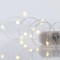 LINE, 50 MINI LED, BATTERY BOX 2XAA, TIMER, SILVER COPPER WIRE, WARM WHITE LED, PER 10cm, LEAD WIRE 10cm, IP20, DISPLAY BOX (24pcs) 600-07721