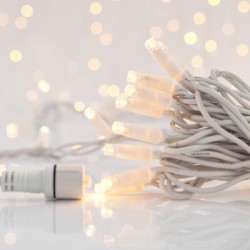 СВЕТЛИННА ЛИНИЯ С 100 LED ДИОДА – ТОПЛО БЯЛО