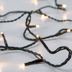 LINE, 50 LED 5mm, BATTERY BOX 3xAA, GREEN WIRE, WARM WHITE LED PER 10cm, LEAD WIRE 50cm, IP20 600-11205