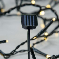 LINE, 96 LED 5mm, SOLAR PANEL, GREEN WIRE, WARM WHITE LED PER 10cm, LEAD WIRE 1m, IP44 600-11297 LINE, 96 LED 5mm, SOLAR PANEL, GREEN WIRE, WARM WHITE LED PER 10cm, LEAD WIRE 1m, IP44 600-11297