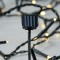 LINE, 96 LED 5mm, SOLAR PANEL, GREEN WIRE, WARM WHITE LED PER 10cm, LEAD WIRE 1m, IP44 600-11297
