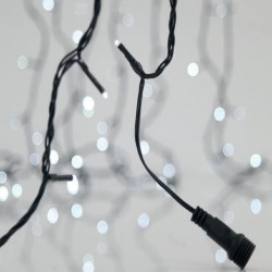 LINE, 300 LED 3mm, 31V ADAPTOR, CONNECTOR UNTIL 3, GREEN WIRE, WHITE LED PER 5cm, LEAD WIRE 3m, IP44 600-11307