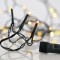 LINE, 300 LED 3mm, 31V ADAPTOR, CONNECTOR UNTIL 3, GREEN WIRE, WARM WHITE LED PER 5cm, LEAD WIRE 3m, IP44 600-11318