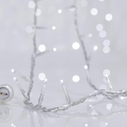 LINE, 300 LED 3mm, 31V ADAPTOR, CONNECTOR UNTIL 3, TRANSPARENT WIRE, WHITE LED PER 5cm, LEAD WIRE 3m, IP44 600-11325