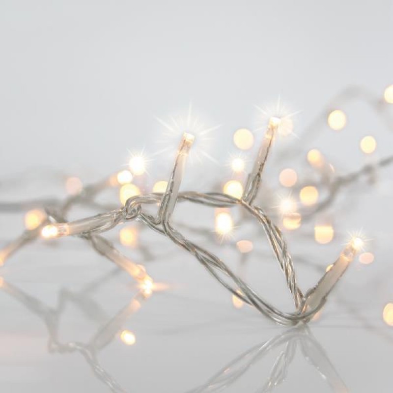 ICICLE, 288 FLASH LED 5mm, 36V ADAPTOR, CONNECTOR UNTIL 3, TRANSPARENT WIRE, WARM WHITE LED (H60 x W600cm, 5/7/5/7), LEAD WIRE 3m, IP44 600-11352