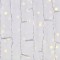 CURTAIN, 240 FLASH LED 5mm, 36V ADAPTOR, CONNECTOR UNTIL 3, TRANSPARENT WIRE, WARM WHITE LED (H100 x W200cm, 20 LINES x 12 LED), LEAD WIRE 3m, IP44 600-11378