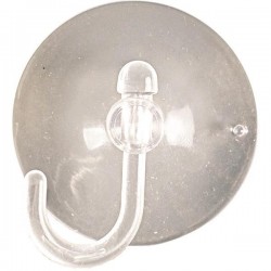 TRANSPARENT SUCTION CUPS 4,5cm , WITH HOOK, SET 10PCS 600-11411 TRANSPARENT SUCTION CUPS 4,5cm , WITH HOOK, SET 10PCS 600-11411