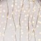 CURTAIN, 240 LED 3mm, 31V ADAPTOR WITH SNOWFALL MULTIFUNCTION, TRANSPARENT WIRE, WARM WHITE LED (H100 x W200cm, 20 LINES x 12 LED), LEAD WIRE 3m, IP44 600-11455