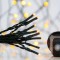 LINE, 400 LED 3mm, 31V ADAPTOR WITH 8 MULTIFUNCTIONS, GREEN WIRE, WARM WHITE LED PER 5cm, LEAD WIRE 3m, IP44 600-11551