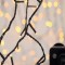 LINE, 900 LED 3mm, 31V ADAPTOR WITH 8 MULTIFUNCTIONS, GREEN WIRE, WARM WHITE LED PER 5cm, LEAD WIRE 3m, IP44 600-11596