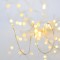 LINE 300 MINI LED, 4.5V ADAPTOR, STEADY, SILVER COPPER WIRE, WARM WHITE LED, PER 10cm, LEAD WIRE 5m, IP44 600-11710