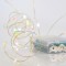 LINE, 20 MINI LED, BATTERY BOX 3xAA, SILVER COPPER WIRE, MULTICOLOR LED PER 10cm, LEAD WIRE 10cm, IP20 600-11714