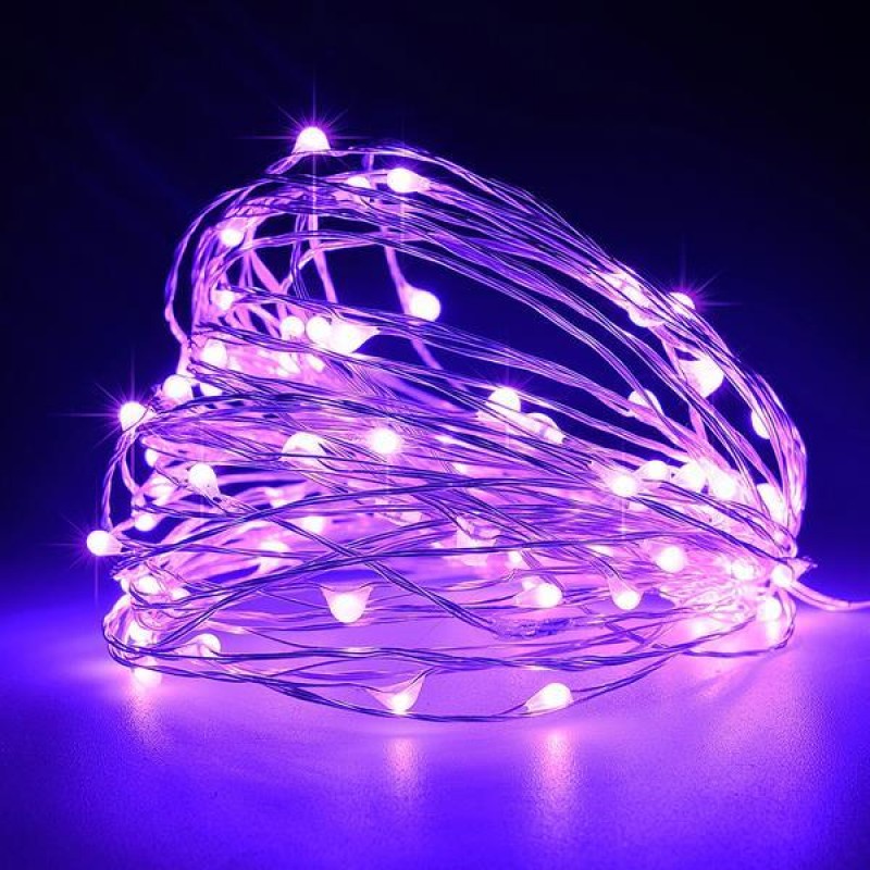 МИНИ LED ЛЕНТА 100 СВЕТЛИНИ - ЛИЛАВО