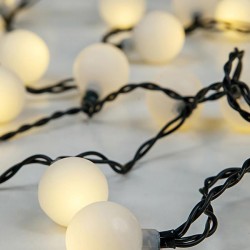 LINE, 80 LED 3mm, MILKY BALLS 2cm, 31V ADAPTOR, GREEN WIRE, WARM WHITE LED PER 10cm, LEAD WIRE 3m, IP44 600-11912 LINE, 80 LED 3mm, MILKY BALLS 2cm, 31V ADAPTOR, GREEN WIRE, WARM WHITE LED PER 10cm, LEAD WIRE 3m, IP44 600-11912