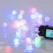 LINE, 100 MINI LED ACRYLIC BALL 2cm, STEADY ADAPTOR 4,5V, GSILVER COPPER WIRE, OPAL COLORS LED PER 5cm, LEAD WIRE 3m, IP44 600-11926