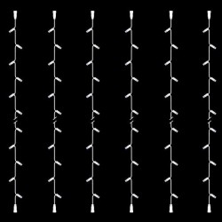СВЕТЛИННА ЛИНИЯ 30 LED С БЯЛ КАУЧУКОВ КАБЕЛ