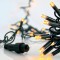 LINE, 100 LED 5mm WITH CUPS, 230V, CONNECTOR UNTIL 9, GREEN RUBBER WIRE, WARM WHITE LED PER 10cm, IP65 (NO PLUG, NO LEAD WIRE) 600-11981