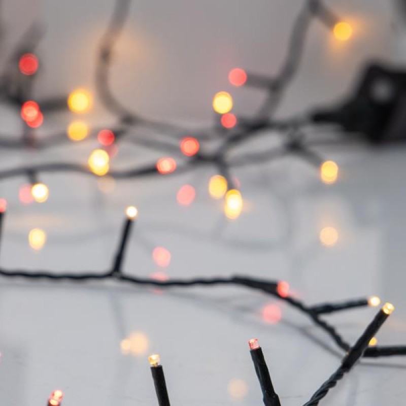 СВЕТЛИННА ЛЕНТА С 240 LED ДИОДА - ТЪМНОЗЕЛЕН КАБЕЛ