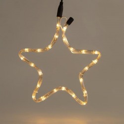 СВЕТЕЩА LED ВЪЖЕНА ГИРЛЯНДА ЗВЕЗДА 1М, ТОПЛА БЯЛА СВЕТЛИНА СВЕТЕЩА LED ВЪЖЕНА ГИРЛЯНДА ЗВЕЗДА 1М, ТОПЛА БЯЛА СВЕТЛИНА