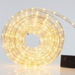 LED СВЕТЛИННА ВЕРИГА С ПРОГРАМИ, ТОПЛА БЯЛА СВЕТЛИНА, 10 М