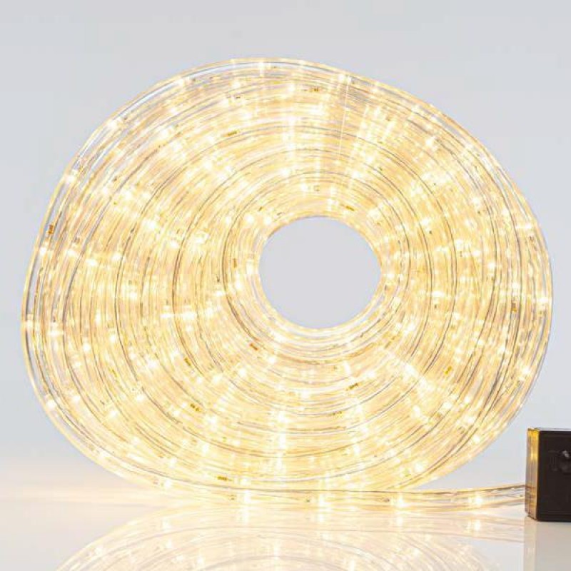 LED ROPE LIGHT, 2-WAY, WITH PROGRAM, WARM WHITE, 18m, 24 LED/m, IP44 600-22153