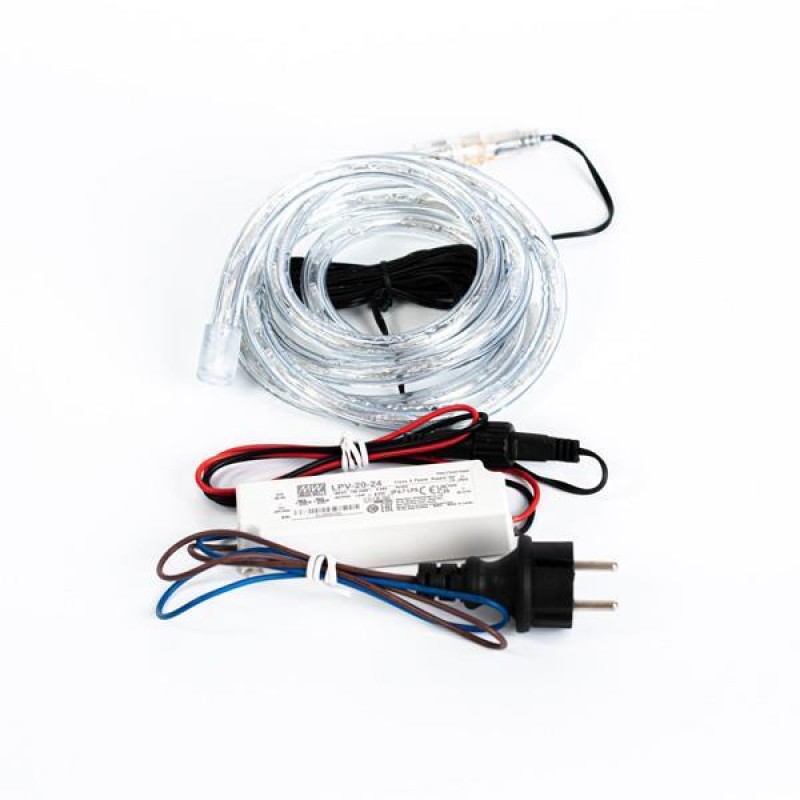 ADAPTOR 35W, 1PLUG PIN FOR 24V ROPELIGHT, 1 MID PIN, 1 END TAP, 3 HEAT SHRINK, 1 GLUE, IP65 600-22259