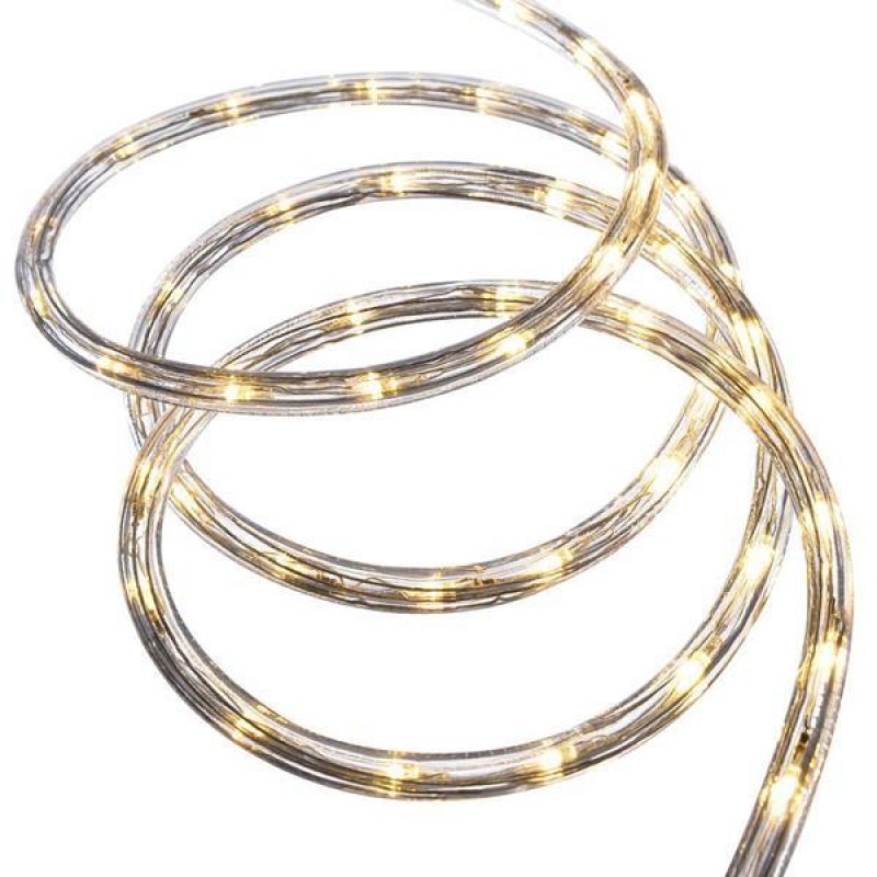 LED СВЕТЛИННА ГИРЛЯНДА - ТОПЛА БЯЛА, 10 М