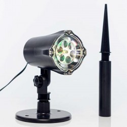 LED PROJECTOR, WITH PROGRAMM, WITH COLORED CHRISTMAS DESINGS, 8x11,5x33,5cm, IP44 600-22304