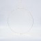 SILVER RING LIGHTED 50cm, 50 MINI LED ON RING AND 15 MINI LED LEAD WIRE, ADAPTOR STEADY, SILVER COPPER WIRE, WARM WHITE LED, LEAD WIRE 3m, IP44 600-22415