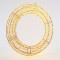 LIGHTED WREATH, 1800 WARM WHITE LED, WITH ADAPTOR, COPPER WIRE, 58cm, IP44 600-22438