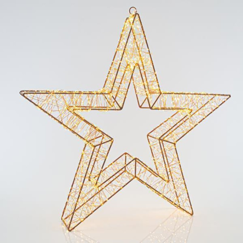 СВЕТЕЩА ЗВЕЗДА С ТОПЛИ БЕЛИ LED СВЕТЛИНИ СВЕТЕЩА ЗВЕЗДА С ТОПЛИ БЕЛИ LED СВЕТЛИНИ