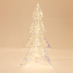 LIGHTED TREE IRIDESCENT 100cm, 720 LED, 24V ADAPTOR, TIMER, SILVER COPPER WIRE, WARM WHITE LED, LEAD WIRE 500cm, IP44 600-22492 LIGHTED TREE IRIDESCENT 100cm, 720 LED, 24V ADAPTOR, TIMER, SILVER COPPER WIRE, WARM WHITE LED, LEAD WIRE 500cm, IP44 600-22492