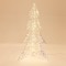 LIGHTED TREE IRIDESCENT 100cm, 720  LED, 24V ADAPTOR, TIMER, SILVER COPPER WIRE, WARM WHITE LED, LEAD WIRE 500cm, IP44 600-22492