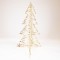 LIGHTED TREE GOLD 100cm, 720  LED, 24V ADAPTOR, TIMER, SILVER COPPER WIRE, WARM WHITE LED, LEAD WIRE 500cm, IP44 600-22498