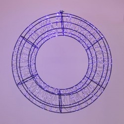 ОСВЕТЕН КОЛЕДЕН ВЕНЕЦ 38 СМ С 720 LED ОСВЕТЕН КОЛЕДЕН ВЕНЕЦ 38 СМ С 720 LED
