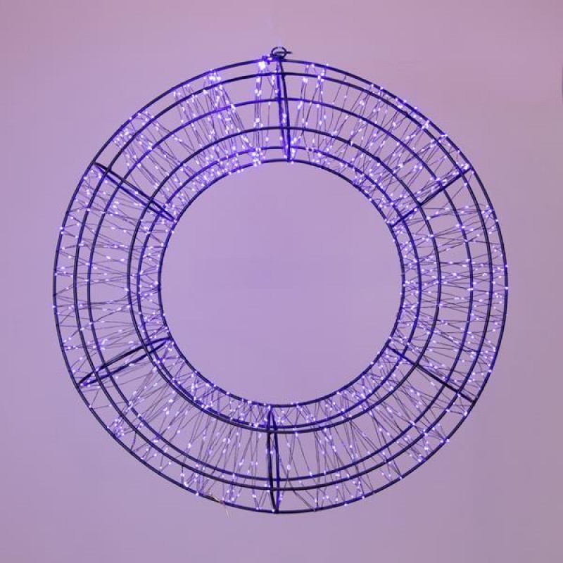 ОСВЕТЕН КОЛЕДЕН ВЕНЕЦ 38 СМ С 720 LED ОСВЕТЕН КОЛЕДЕН ВЕНЕЦ 38 СМ С 720 LED