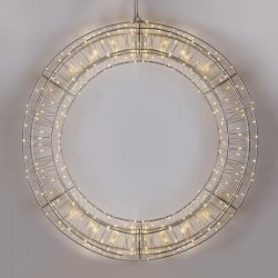 СВЕТЕЩ КОЛЕДЕН ВЕНЕЦ 50 СМ С 360 LED СВЕТЕЩ КОЛЕДЕН ВЕНЕЦ 50 СМ С 360 LED