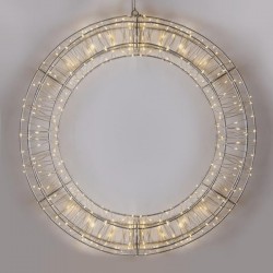 СВЕТЕЩ КОЛЕДЕН ВЕНЕЦ 70 СМ, 600 LED, ТОПЛА БЯЛА СВЕТЛИНА СВЕТЕЩ КОЛЕДЕН ВЕНЕЦ 70 СМ, 600 LED, ТОПЛА БЯЛА СВЕТЛИНА