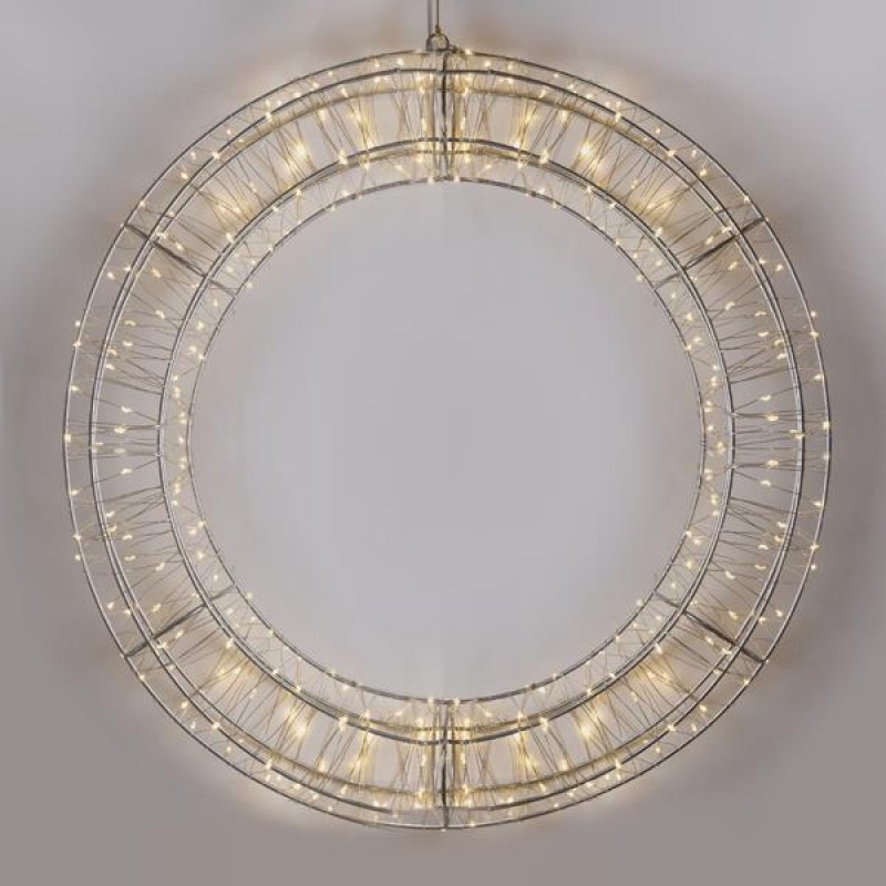 СВЕТЕЩ КОЛЕДЕН ВЕНЕЦ 70 СМ, 600 LED, ТОПЛА БЯЛА СВЕТЛИНА СВЕТЕЩ КОЛЕДЕН ВЕНЕЦ 70 СМ, 600 LED, ТОПЛА БЯЛА СВЕТЛИНА