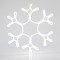 СНЕЖИНКА С НЕОНОВА LED ЛЕНТА 3M, БЯЛА