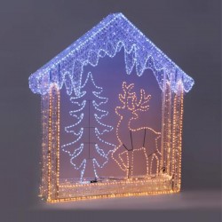PROFESSIONAL DESIGN CHRISTMAS REPRESENTATION 3D, 960 LED, 180x162x52cm, IP44 600-23078 PROFESSIONAL DESIGN CHRISTMAS REPRESENTATION 3D, 960 LED, 180x162x52cm, IP44 600-23078