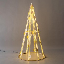 PROFESSIONAL DESIGN, TREE 3D WITH LEAVES, WARM WHITE LED ROPE LIGHT, 180x90x90cm, IP65 600-23358 PROFESSIONAL DESIGN, TREE 3D WITH LEAVES, WARM WHITE LED ROPE LIGHT, 180x90x90cm, IP65 600-23358