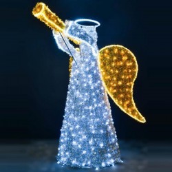 PROFESSIONAL DESIGN 3D, ANGEL, YELLOW AND WHITE LED ROPE LIGHT, IP44 600-23367 PROFESSIONAL DESIGN 3D, ANGEL, YELLOW AND WHITE LED ROPE LIGHT, IP44 600-23367